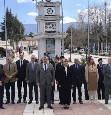 Belediye Başkanımız Cihan DEMİR, 18 Mart Çanakkale Zaferi ve Şehitleri Anma Günü kapsamında düzenlenen törene katıldı.
