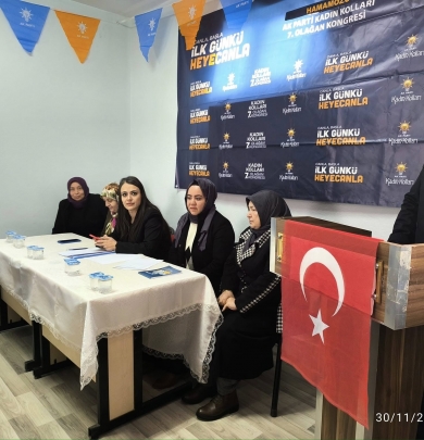 Belediye Başkanımız Cihan DEMİR, Hamamözü AK Parti İlçe Kongresine Katıldı.