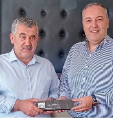 İl Sağlık Müdürlüğü Destek Hizmetleri Başkanı KÖSE 'den Belediye Başkanımıza Ziyaret.