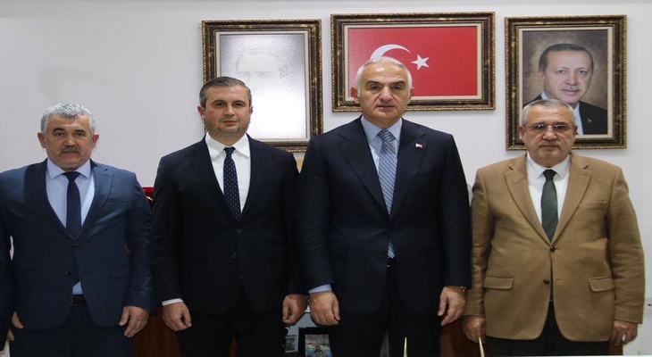 Belediye Başkanımız Cihan DEMİR, Kültür ve Turizm Bakanımız Sayın Mehmet Nuri ERSOY'un, gerçekleştirdiği programlara eşlik etti.