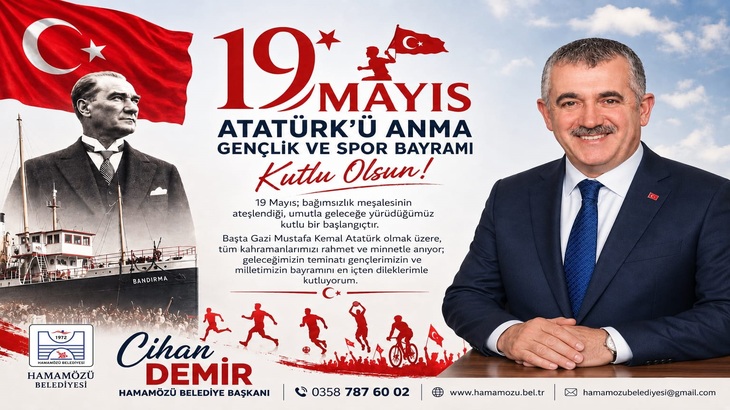 19 Mayıs; bağımsızlığa atılan ilk adımın, umutla büyüyen bir milletin yeniden ayağa kalkışının adıdır.