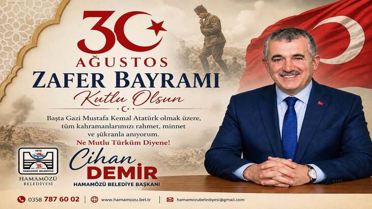 30 Ağustos Zafer Bayramımız kutlu olsun.