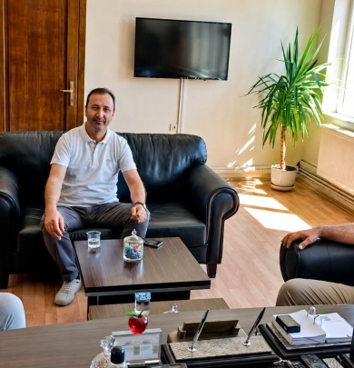 Amasya Ceviz Üreticileri Birliği Başkanı Cem Tanrıver ve Başkan Yardımcısı Birol Balcı’dan ziyaret.