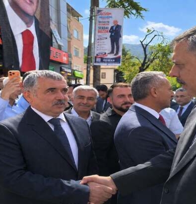 Belediye Başkanımız Cihan DEMİR, İçişleri Bakanımız Sayın Mustafa ÇİFTÇİ'nin Amasya Programına Katıldı.