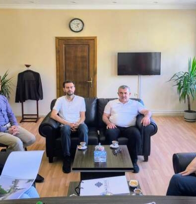 Samsun İller Bankası Bölge Müdürü Sn. Afşin ÇAKIR'dan Belediye Başkanımıza ziyaret.