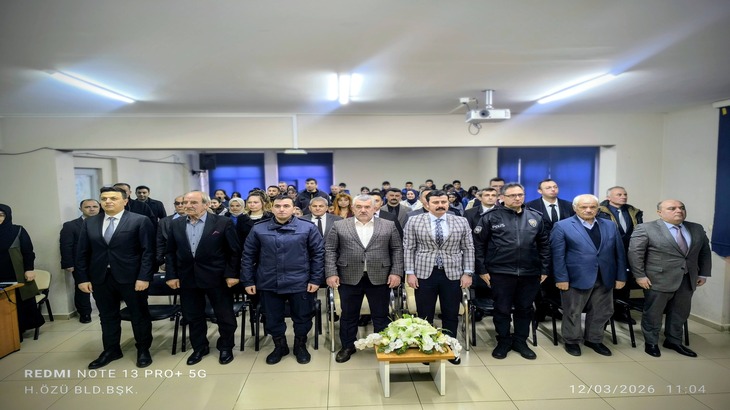 Belediye Başkanımız Cihan DEMİR, Atatürk İlkokulu Çok Amaçlı Salonu’nda düzenlenen İstiklal Marşı’mızın kabulü ve Mehmet Akif Ersoy’u anma programına katıldı.