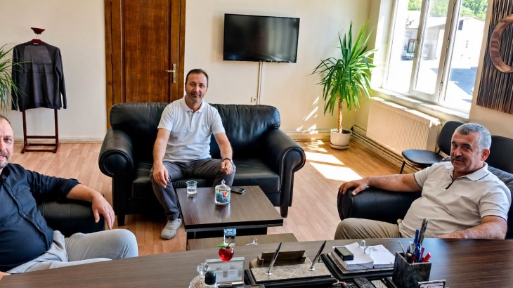 Amasya Ceviz Üreticileri Birliği Başkanı Cem Tanrıver ve Başkan Yardımcısı Birol Balcı’dan ziyaret.