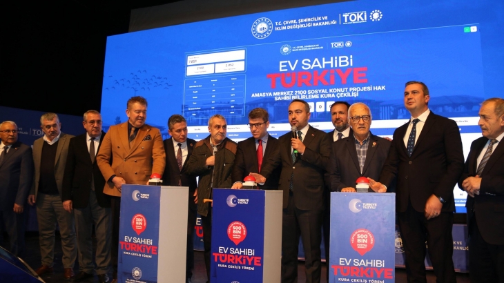 Belediye Başkanımız Cihan DEMİR, Yüzyılın Konut Projesi Amasya Kura Çekimi Proğramına katıldı.