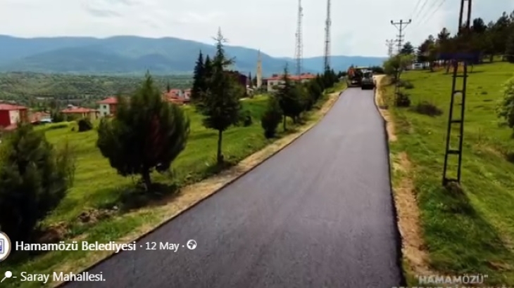 Saray Mahallemiz Fevzi Çakmak Caddesi’nde Asfalt Çalışmalarımız Tamamlandı.
